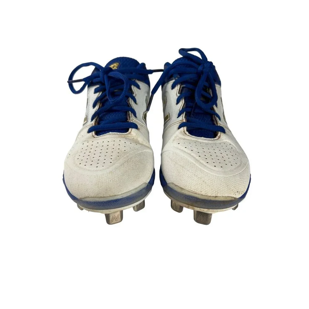 New Balance Women's Metal Cleats Blue/white Size 6.5